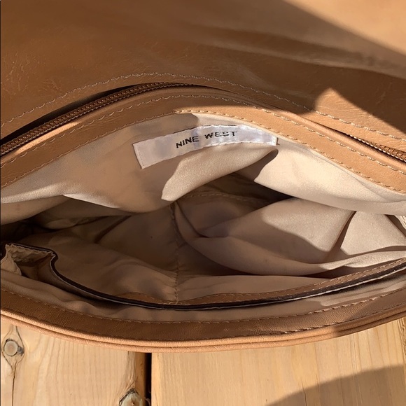 Nine West Unique Turquoise Woven ZigZag Handbag - Picture 6 of 8